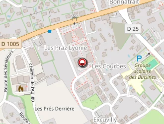 Carte de La Blonayse à Sciez