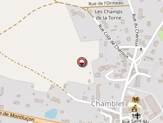 Carte de Buxeron Eric à Chamblet