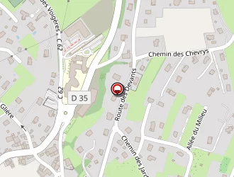 Carte de Pernier Luce à Lyaud