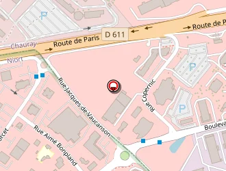 Carte de Cat Suites à Niort