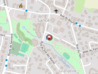 Carte de Courts De Tennis à Sancé