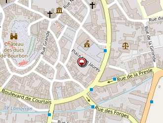 Carte de Le Glacier à Montluçon