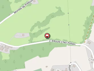 Carte de Debarcadere De Feu Courbe à Chevenoz