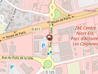 Carte de David Auto Industrie à Chauray