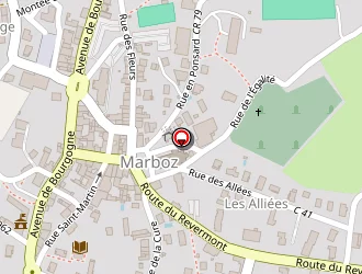 Carte de Morel Fréddy à Marboz