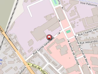 Carte de Optineris à Montluçon