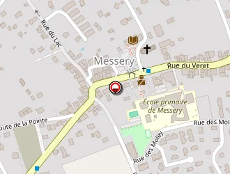 Carte de Hernandez Electricité à Messery