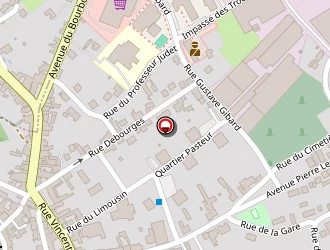 Carte de Boucherat à Boussac