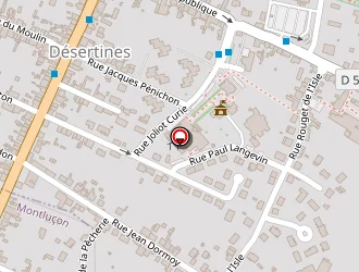 Carte de Lantier Michelle à Désertines