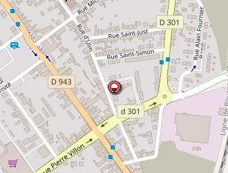 Carte de Centre Leclerc à Montluçon