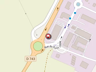 Carte de Espace Emeraude à Échiré