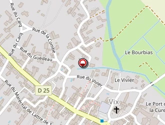 Carte de La Salamandre à Vix