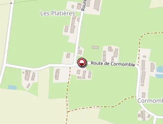 Carte de Les Cornalières à Boissey