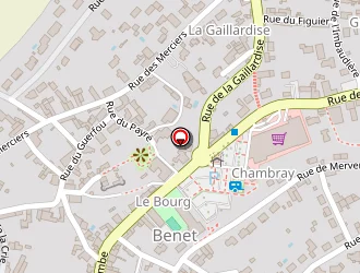 Carte de Berthomé Benoit à Benet