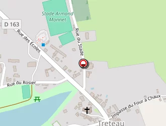 Carte de La Poste à Treteau