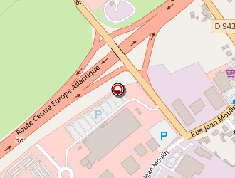 Carte de Medic Centre Equipement à Domérat