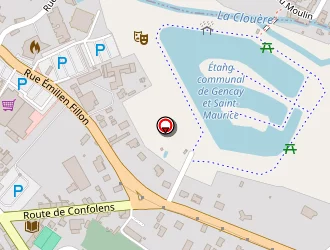 Carte de R-home à Gençay