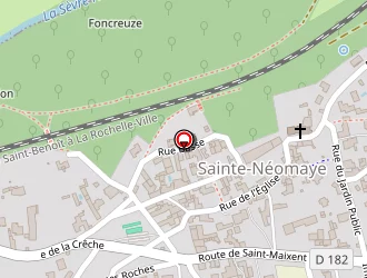 Carte de Largeaud à Sainte-néomaye