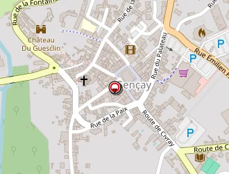 Carte de Peridy à Gençay