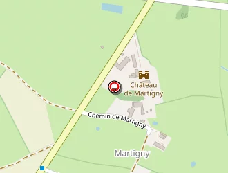 Carte de Château De Martigny à Poisson