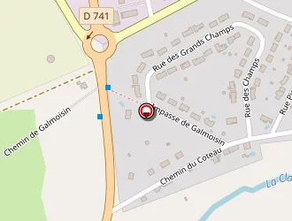 Carte de Ad Garage De La Clouère Adhérent à Saint-maurice-la-clouère