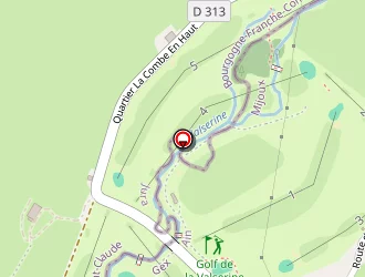 Carte de Golf De La Valserine à Mijoux