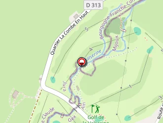 Carte de Pradeilles à Mijoux