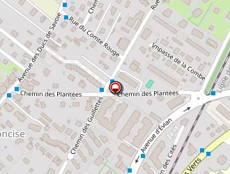 Carte de Moulin Brigitte à Thonon-les-bains