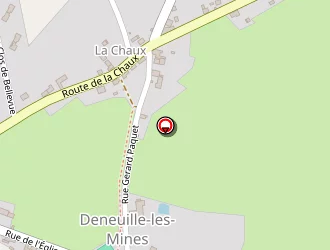 Carte de Deneuille Les Mines à Deneuille-les-mines