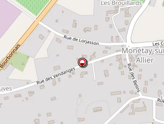 Carte de Mérigot Pierre à Monétay-sur-allier