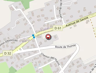 Carte de Noutec à Marin