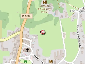 Carte de Salle Des Fêtes à Coligny