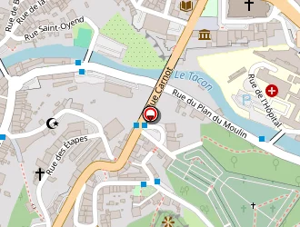 Carte de La Poste à Saint-claude