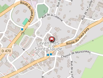 Carte de Atac à Lavans-lès-saint-claude