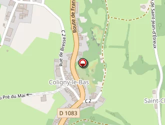 Carte de La Poste à Coligny