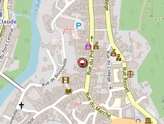 Carte de Sous Préfecture à Saint-claude