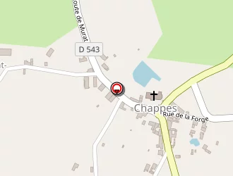 Carte de La Poste Agence Postale à Chappes