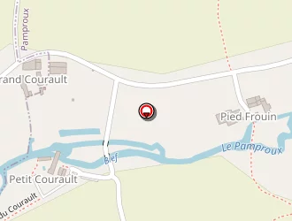 Carte de Le Petit Courault à Pamproux