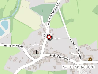 Carte de La Poste à Saint-sébastien