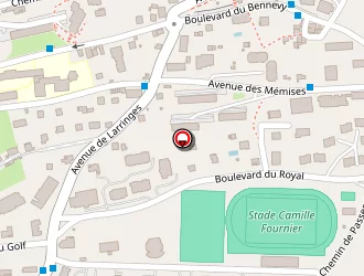 Carte de Billard-club à Évian-les-bains