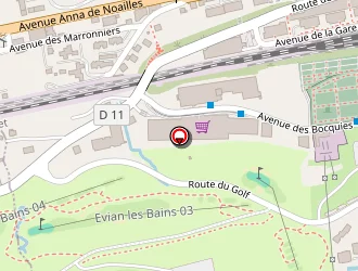 Carte de La Poste à Évian-les-bains