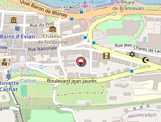 Carte de La Véranda à Évian-les-bains