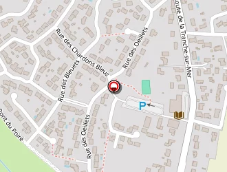 Carte de Espace De La Détente à Angles