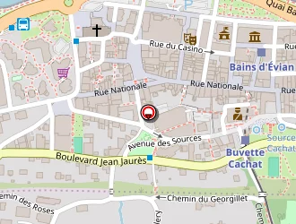 Carte de Christine's Property Concept à Évian-les-bains