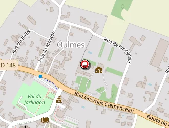 Carte de Agence Postale Communale à Oulmes