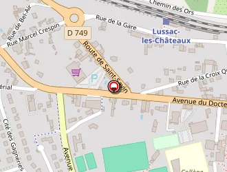 Carte de Pouplin Benjamin à Lussac-les-châteaux