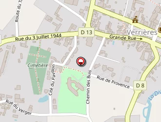 Carte de Ledevin Cécile à Verrières