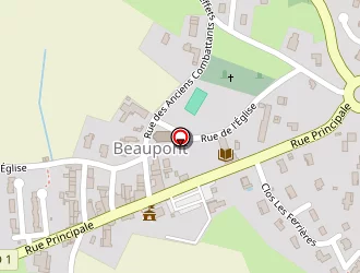 Carte de Renoud Pélagie à Beaupont