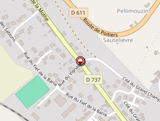 Carte de Stade Municipal à Nanteuil