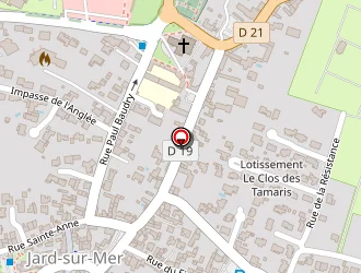 Carte de La Poste à Jard-sur-mer